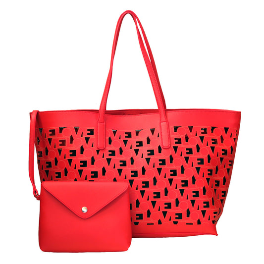 Red LOVE Tote