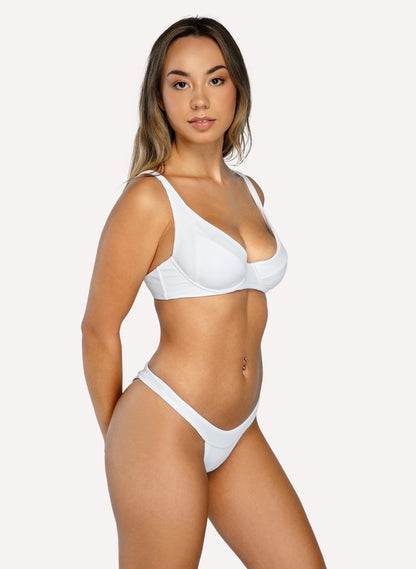 Sasha Bikini Top – Aura White