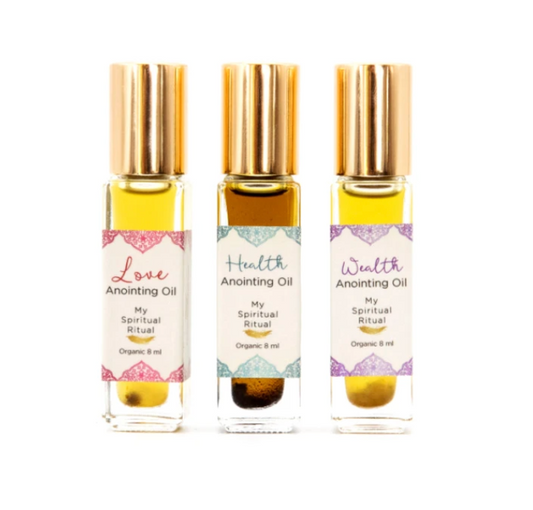 LOVE, HEALTH AND WEALTH ANOINTING OIL 3-PACK